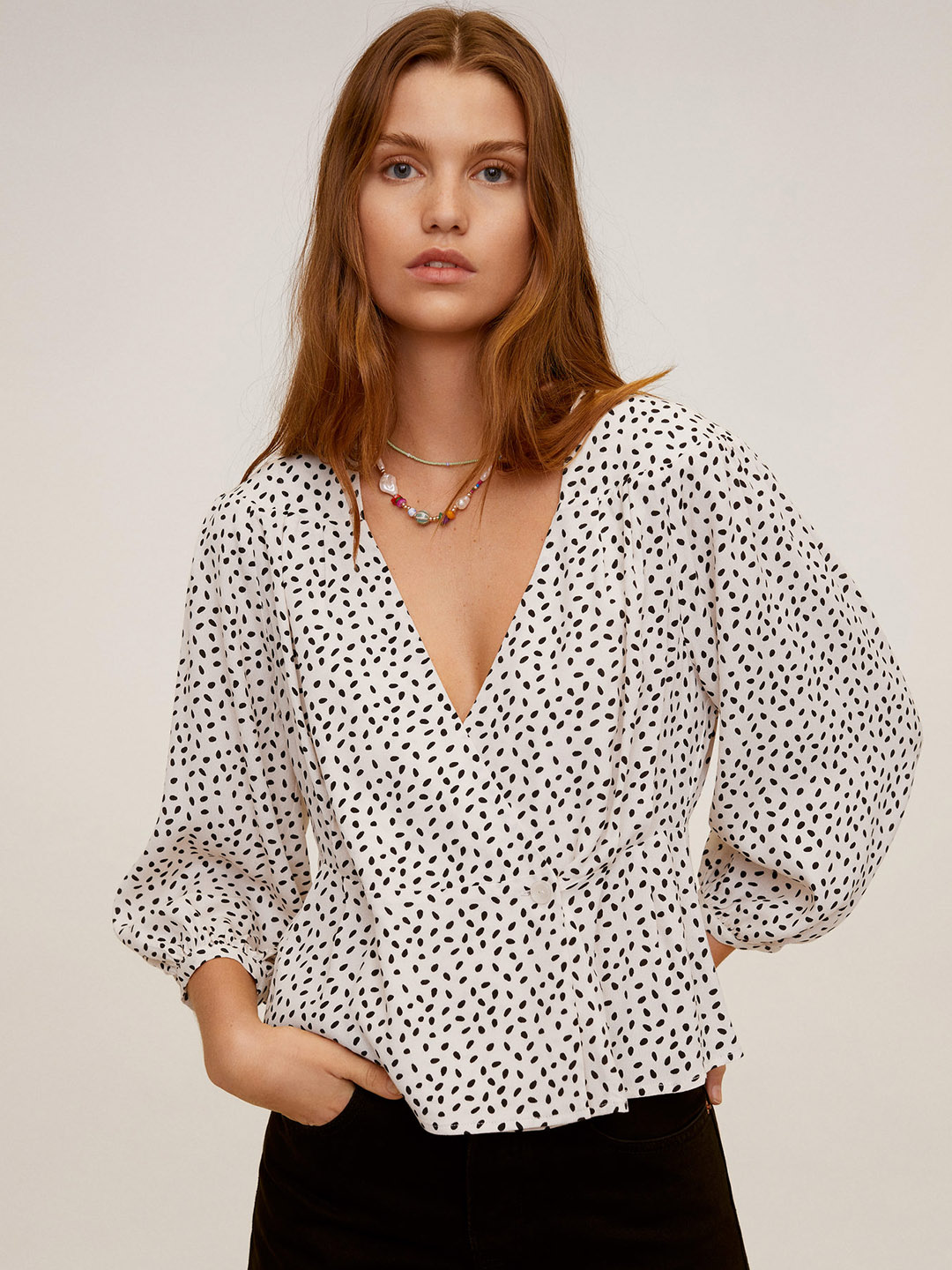 Blusa de corte bajo