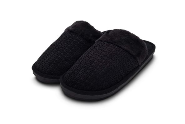 black bathroom slipper for women