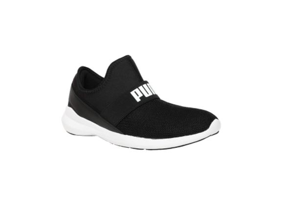 PUMA black slip on shoe 