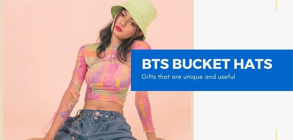 BTS bucket hats for women