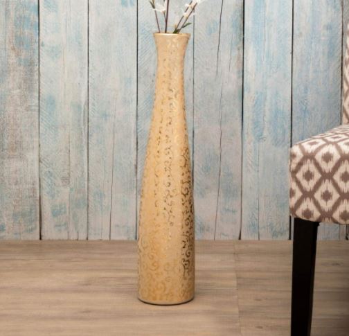 corner big size flower vase for living room