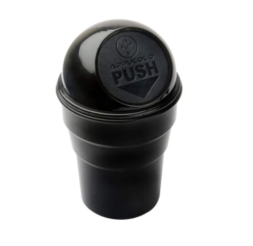 mini black car dustbin 