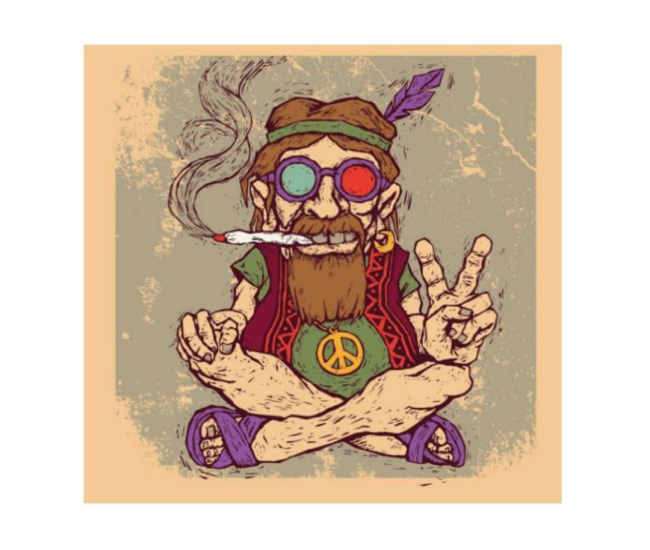 Peace Baba Pin Up Poster