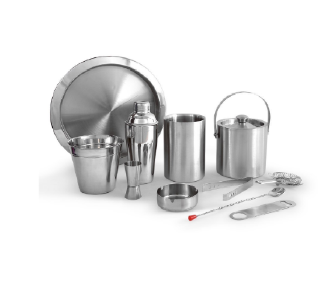 Stainless Steel Plain Bar Set